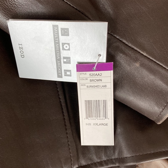 Izod leather jacket - Picture 3 of 4